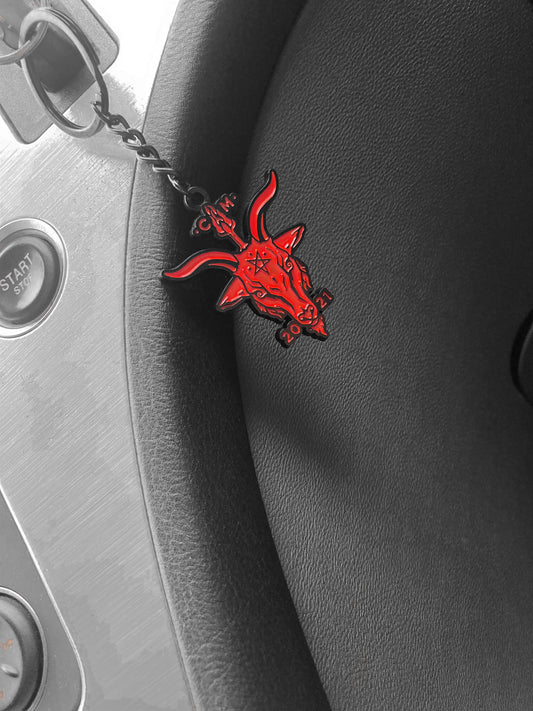 Baphomet Keychain