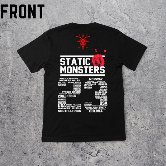 Static Monsters 2023 Official T-Shirt